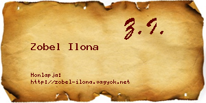 Zobel Ilona névjegykártya